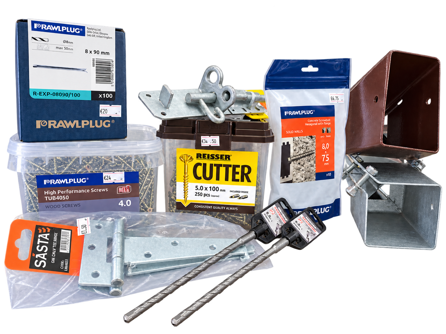 Fixings & Hardware fencing range